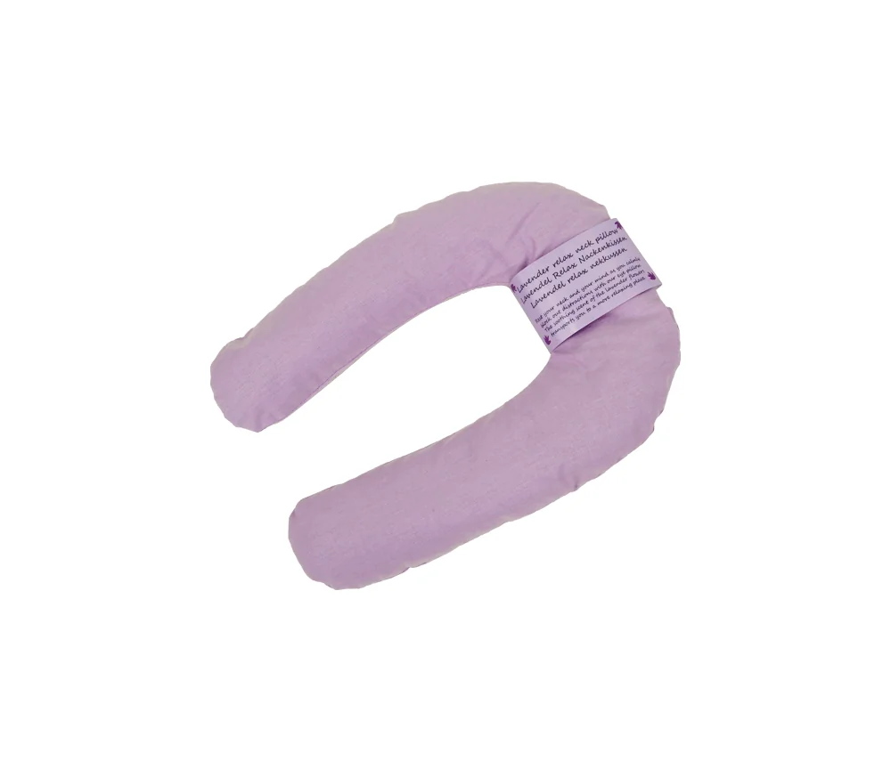 Yogi & Yogini - Nackenkissen - Relax mit Bio - Lavendel- violett - ca. 25x20x3 cm