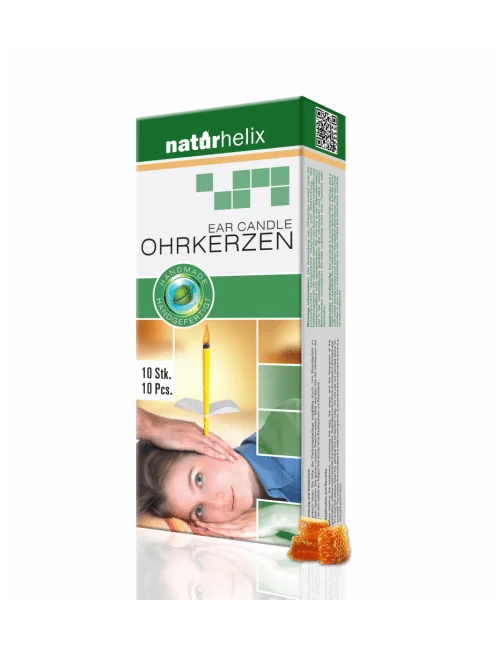 Naturhelix - Ohrkerzen - Naturel - ca. 24 cm lang - 10 er Pack