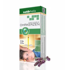 Naturhelix - Ohrkerzen - Lavendel - ca. 24 cm lang - 10 er Pack