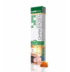 Naturhelix - Ohrkerzen - Naturel - ca. 24 cm lang - 2er Pack