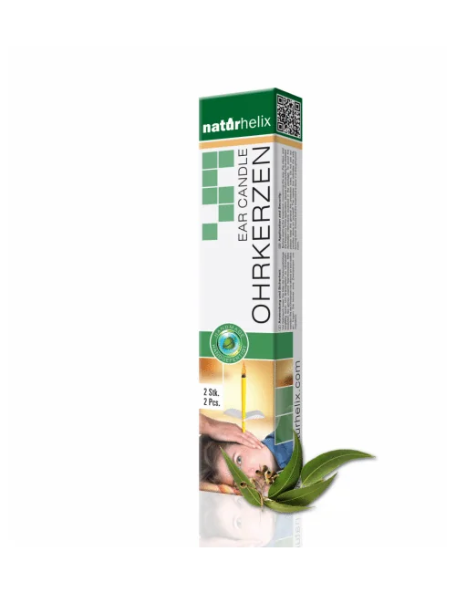 Naturhelix - Ohrkerzen - Eukalyptus - ca. 24 cm lang - 2er Pack