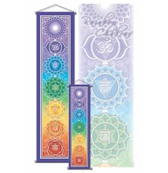 Wanddekoration - Wandbehang - Chakra - Klein - ca. 15x60 cm