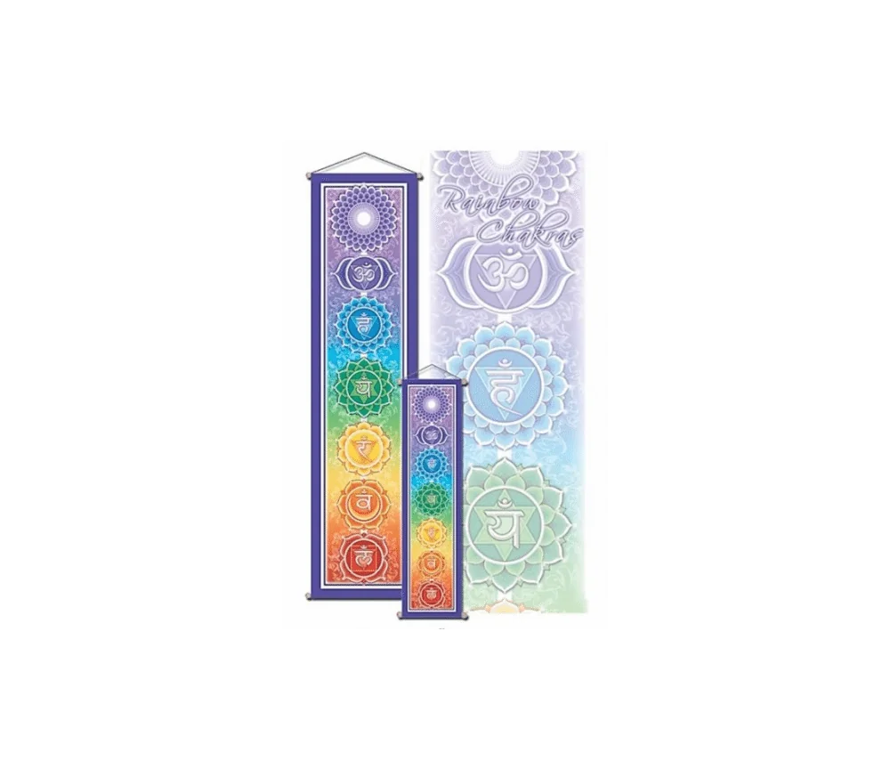 Wanddekoration - Wandbehang - Chakra - Groß - ca. 30x120 cm