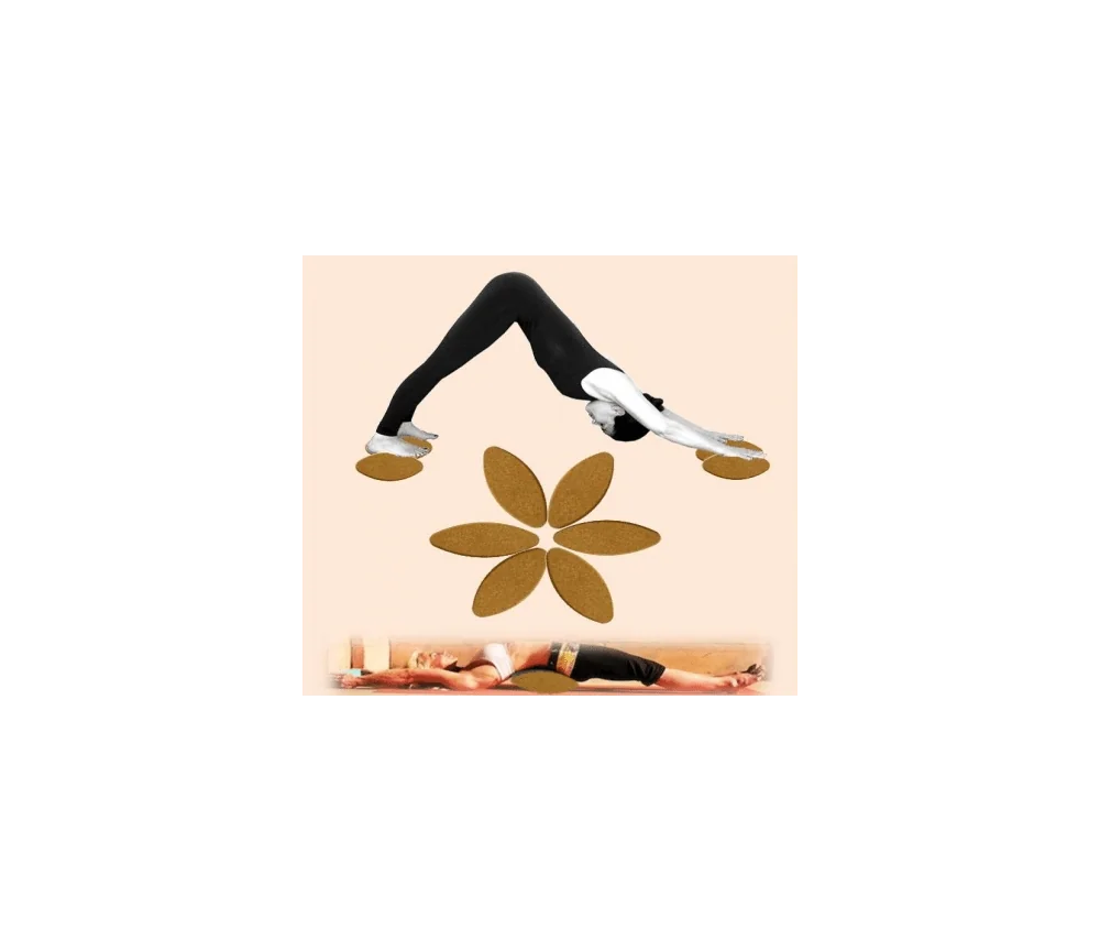 Yoga Zubehör - Yogablock - Block - Stütze Oval / Egg aus Kork - ca. 30,5x12x7,5 cm