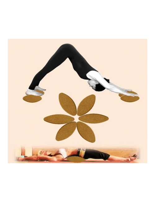 Yoga Zubehör - Yogablock - Block - Stütze Oval / Egg aus Kork - ca. 30,5x12x7,5 cm