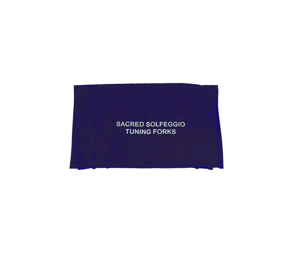 Stimmgabel - Sacred Solfeggio Set - 9 Solfeggio Frequenzen - aus Aluminium - 9 er Set - ca. 43x24 cm