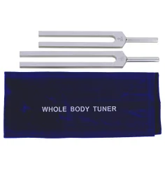 Stimmgabel - C + G Set - für den ganzen Körper - aus Aluminium - 2 er Set - ca. 23x10 cm