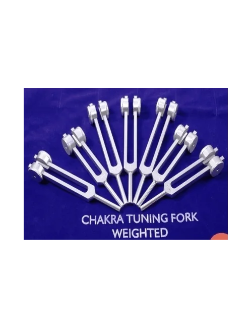 Stimmgabel - Chakra Set - Chakra Nr. 1 - alle 7 Chakren - 7er Set - aus Aluminium