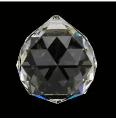 Feng-Shui - Regenbogen - Kristall - Kugel - klar - AAA Qualität - ca. 4 cm