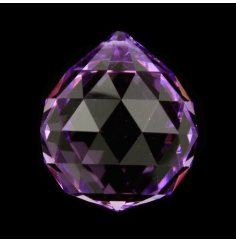Feng-Shui - Regenbogen - Kristall - Kugel - Violett - AAA Qualität - ca. 4 cm