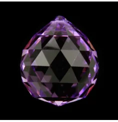Feng-Shui - Regenbogen - Kristall - Kugel - Violett - AAA Qualität - ca. 4 cm