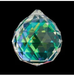 Feng-Shui - Regenbogen - Kristall - Kugel - Perlmutt Dunkel - AAA Qualität - ca. 4 cm