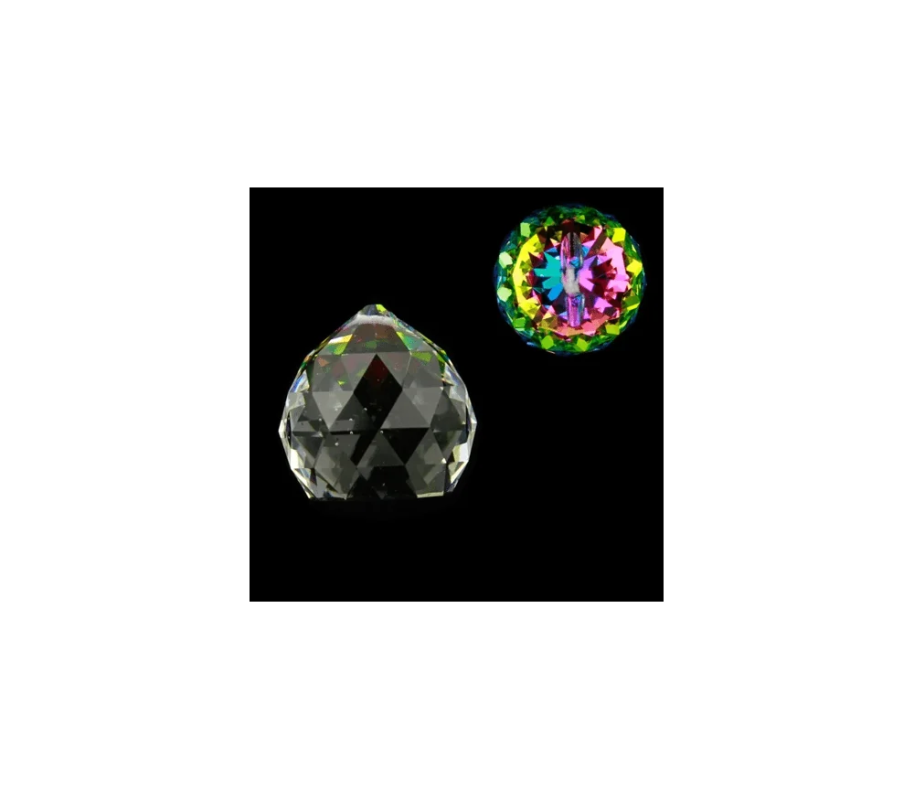 Feng-Shui - Regenbogen - Kristall - Kugel - Multicolor - AAA Qualität - ca. 5 cm