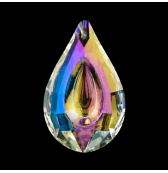Feng-Shui - Regenbogen - Kristall - Tropfen/Bindi - Perlmutt - AAA Qualität - ca. 3,2x5 cm