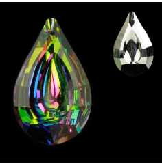 Feng-Shui - Regenbogen - Kristall - Tropfen/Bindi - Multicolor - AAA Qualität - ca. 3,2x5 cm