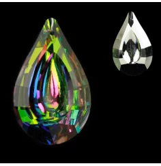 Feng-Shui - Regenbogen - Kristall - Tropfen/Bindi - Multicolor - AAA Qualität - ca. 3,2x5 cm