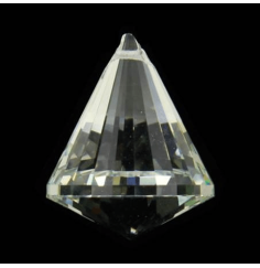 Feng-Shui - Regenbogen - Kristall - Kegel - Klar - AAA Qualität - ca. 4,2x5,3 cm
