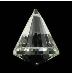 Feng-Shui - Regenbogen - Kristall - Kegel - Klar - AAA Qualität - ca. 4,2x5,3 cm