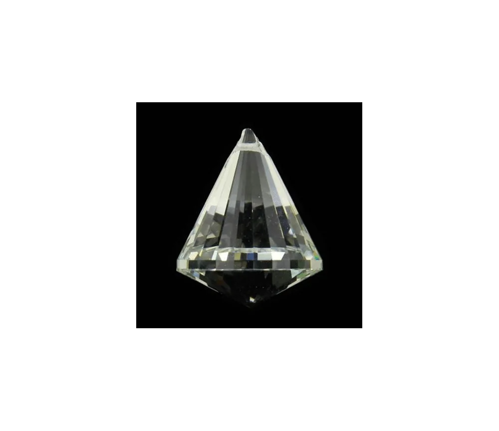 Feng-Shui - Regenbogen - Kristall - Kegel - Klar - AAA Qualität - ca. 4,2x5,3 cm