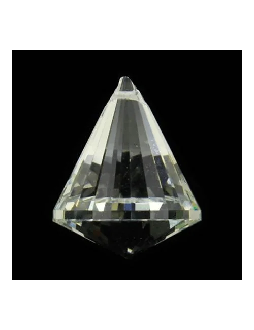 Feng-Shui - Regenbogen - Kristall - Kegel - Klar - AAA Qualität - ca. 4,2x5,3 cm
