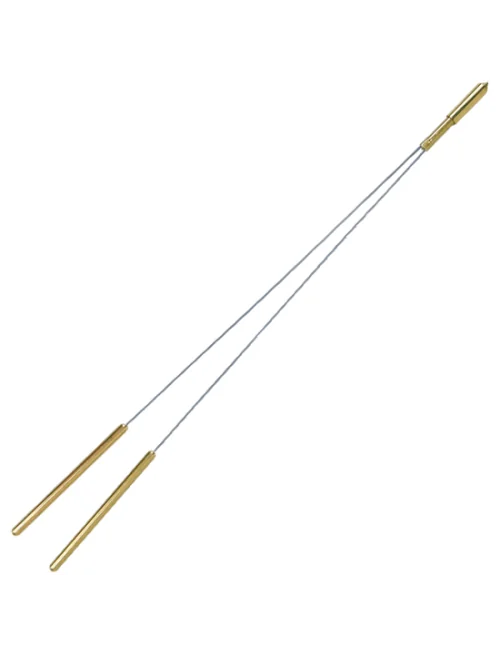 Wünschelrute - mit 2 Griffen - aus Messing - ca. 42 cm