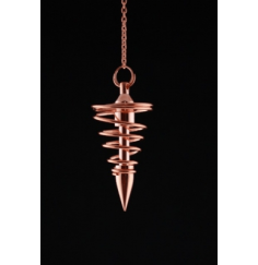 Pendel - Spirale - Messing - Kupferfarben - ca. 4cm
