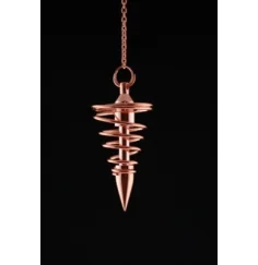 Pendel - Spirale - Messing - Kupferfarben - ca. 4cm