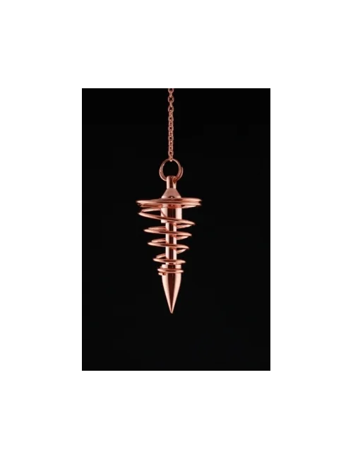 Pendel - Spirale - Messing - Kupferfarben - ca. 4cm