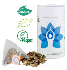 Solaris Tea - Bio-Kräutertee- Chakra Tee - Hals Chakra - I speak - 15 Pyramidenbeutel - ca. 85gr