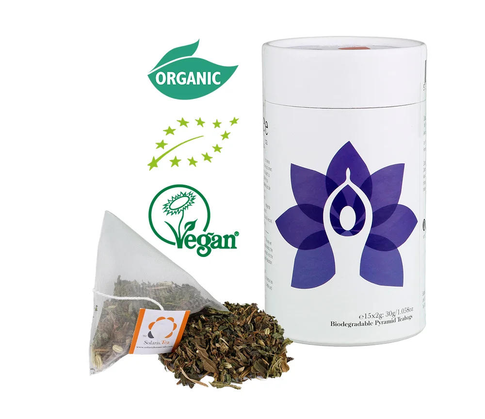 Solaris Tea - Bio-Kräutertee- Chakra Tee - Stirn Chakra - I see - 15 Pyramidenbeutel - ca. 85gr