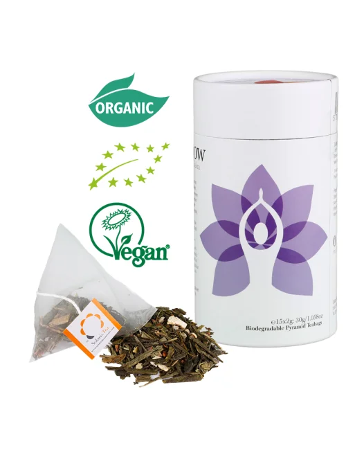 Solaris Tea - Bio-Kräutertee- Chakra Tee - Kronen Chakra - I know - 15 Pyramidenbeutel - ca. 85gr