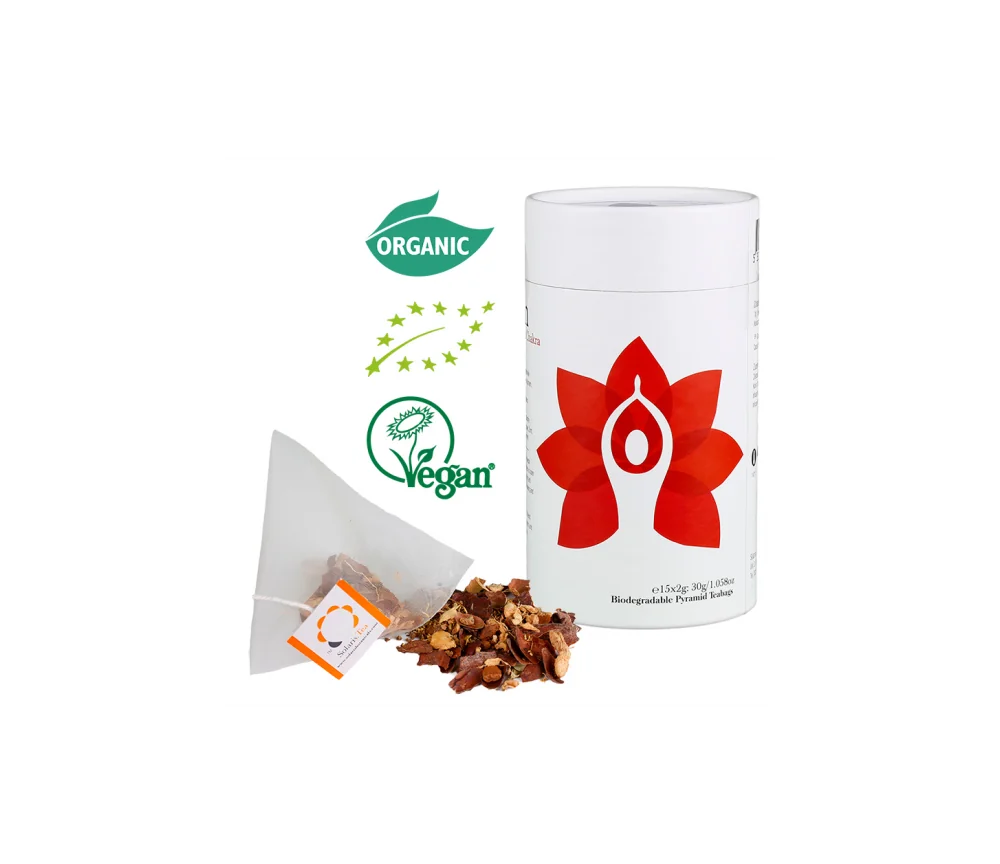 Solaris Tea - Bio-Kräutertee- Chakra Tee - Wurzel Chakra - I am - 15 Pyramidenbeutel - ca. 85gr