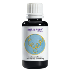 Ingrid Auer - Engelessenz No. 22 - Engel für Konsequenz und Ordnung - 30ml