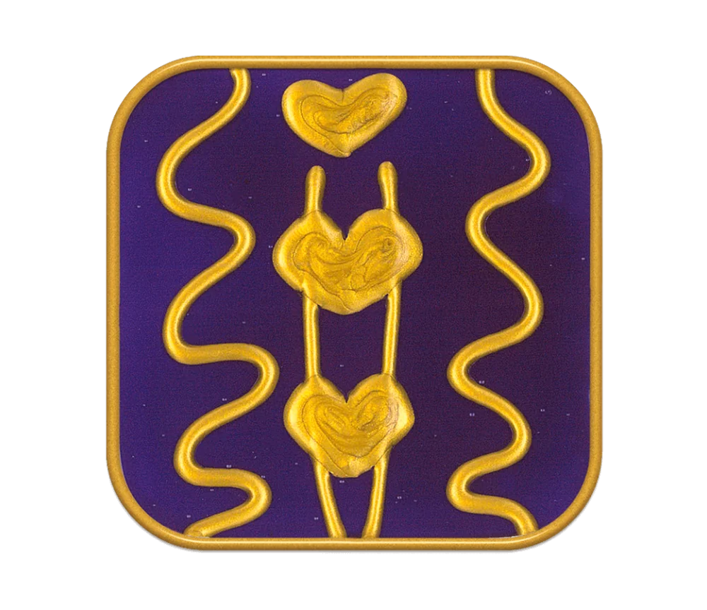 Ingrid Auer - Symbol Rückverbindung mit Avalon dunkelblau