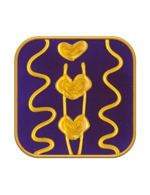 Ingrid Auer - Symbol "Rückverbindung mit Avalon" dunkelblau