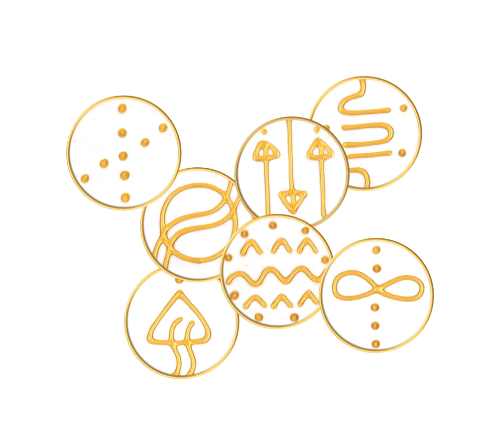 Ingrid Auer - Engel-Kombisymbol-Set No. 67 Ahsiel