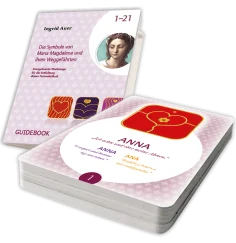 Ingrid Auer - Energetisiertes Kartenset Maria-Magdalena-Symbole DEUTSCH mit Guidebook