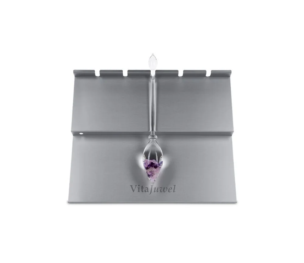 VitaJuwel - Halter 5-fach Edelsteinphiolen (Aluminium)