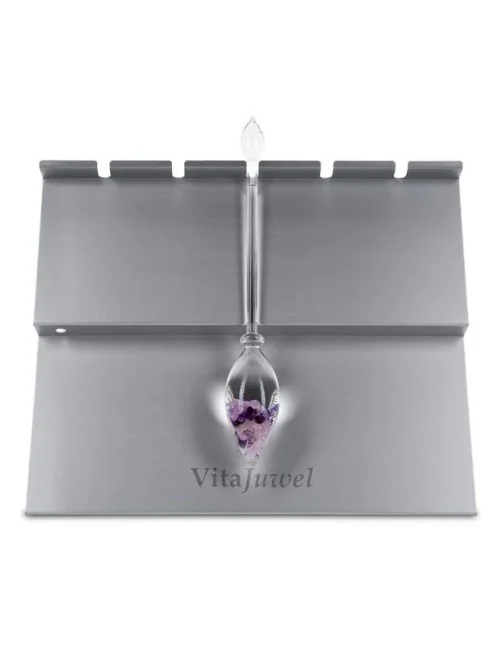 VitaJuwel - Halter 5-fach Edelsteinphiolen (Aluminium)