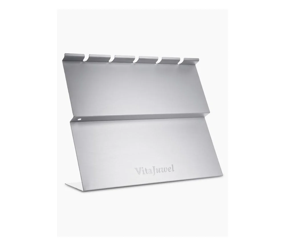 VitaJuwel - Halter 5-fach Edelsteinphiolen (Aluminium)