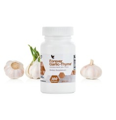 Forever - Forever Garlic-Thyme® - Nahrungsergänzungsmittel - geruchloses Knoblauchkonzentrat - 100 Kapseln