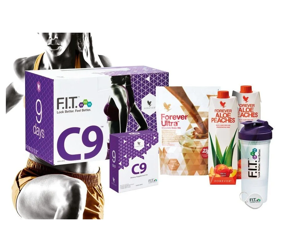 Forever - Forever Clean9 Peaches Chocolate - das 9 Tage Basis-Körperreinigungsprogramm - 6tlg. Set