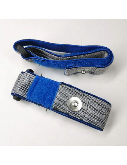 Armbandelektroden blau/grau - für Healy Gerät, TimeWaver, Elektro- & Tens- Stimulationsgeräte