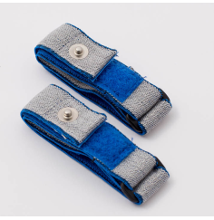Armbandelektroden blau/grau - für Healy Gerät, TimeWaver, Elektro- & Tens- Stimulationsgeräte