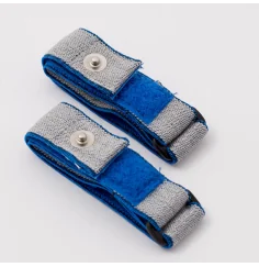 Armbandelektroden blau/grau - für Healy Gerät, TimeWaver, Elektro- & Tens- Stimulationsgeräte