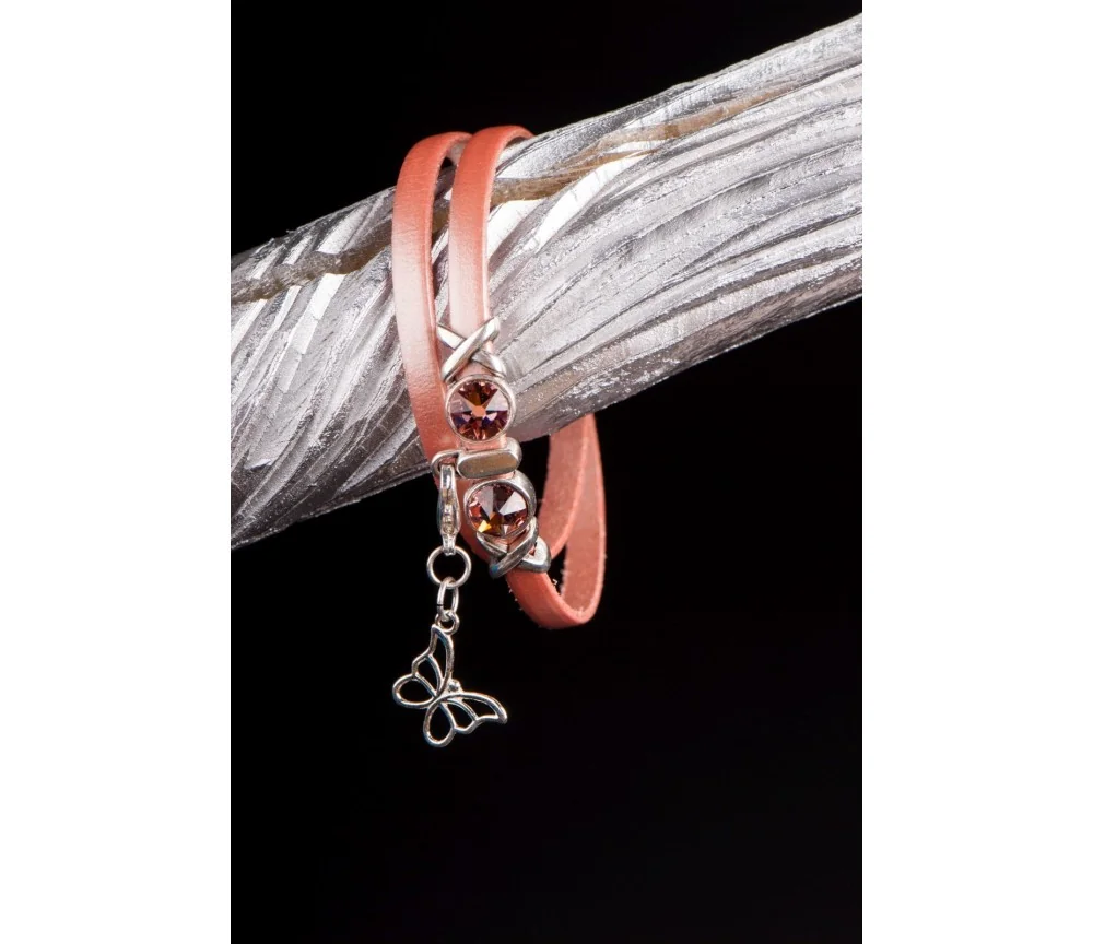 Armband - Kristall - Schmetterling