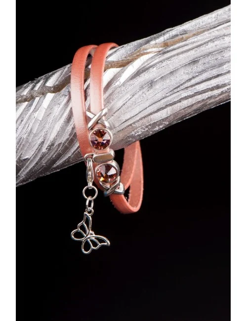Armband - Kristall - Schmetterling
