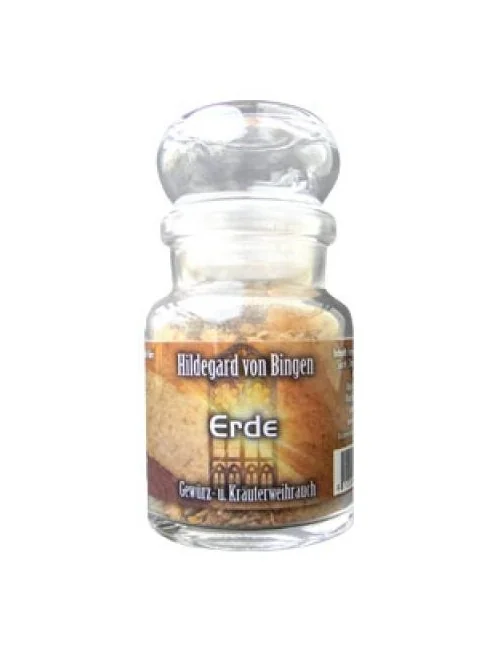 Engelalm - Räuchermischung - Hildegard Gewürz- & Kräuterweihrauch - 5-Elemente - Erde - 50ml