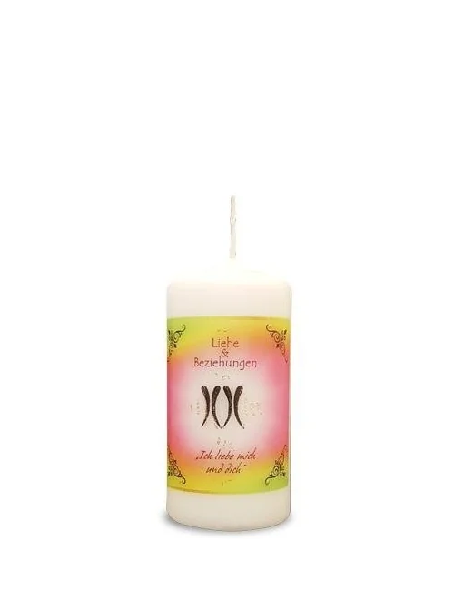 Engelalm - Energiekerze Liebe & Beziehungen 100/50