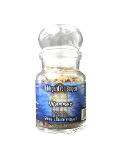 Engelalm - Räuchermischung - Hildegard Gewürz- & Kräuterweihrauch - 5-Elemente - Wasser - 50ml